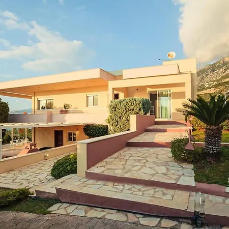 Verga Sunset - Ilia Seascape Private Retreat Nyaraló Mikrá Mandínia