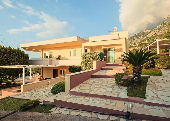 Verga Sunset - Ilia Seascape Private Retreat Ferienhaus Mikrá Mandínia